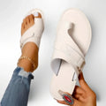 Elegante Damen Sandalen aus Leder in Weiß, Schwarz und Braun — Main Image