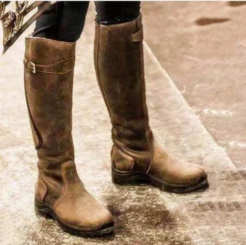 EquiStride Damen Reitstiefel in Braun — Image 5