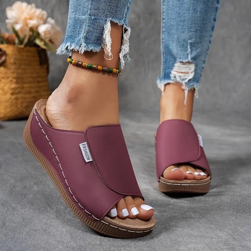 Fashion Damen Sandalen in Beige, Braun, Schwarz, Rot, Blau — Image 6