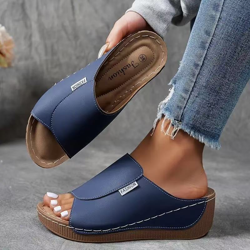 Fashion Damen Sandalen in Beige, Braun, Schwarz, Rot, Blau — Image 7