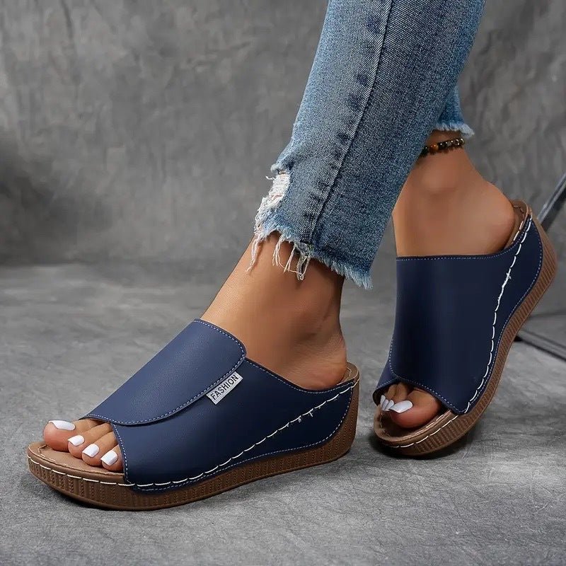 Fashion Damen Sandalen in Beige, Braun, Schwarz, Rot, Blau — Image 8