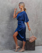 Marke One-Shoulder-Kleid Elegantes Design in verschiedenen Farben — Image 8