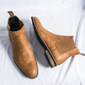 Jesolice Herren Chelsea Stiefeletten – Kunstleder Slip-On Dress Stiefel mit Elastischem Einsatz für stilvolle Freizeit- und formelle Anlässe — Image 2