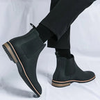 Jesolice Herren Chelsea Stiefeletten – Kunstleder Slip-On Dress Stiefel mit Elastischem Einsatz für stilvolle Freizeit- und formelle Anlässe — Image 5