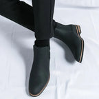 Jesolice Herren Chelsea Stiefeletten – Kunstleder Slip-On Dress Stiefel mit Elastischem Einsatz für stilvolle Freizeit- und formelle Anlässe — Image 7