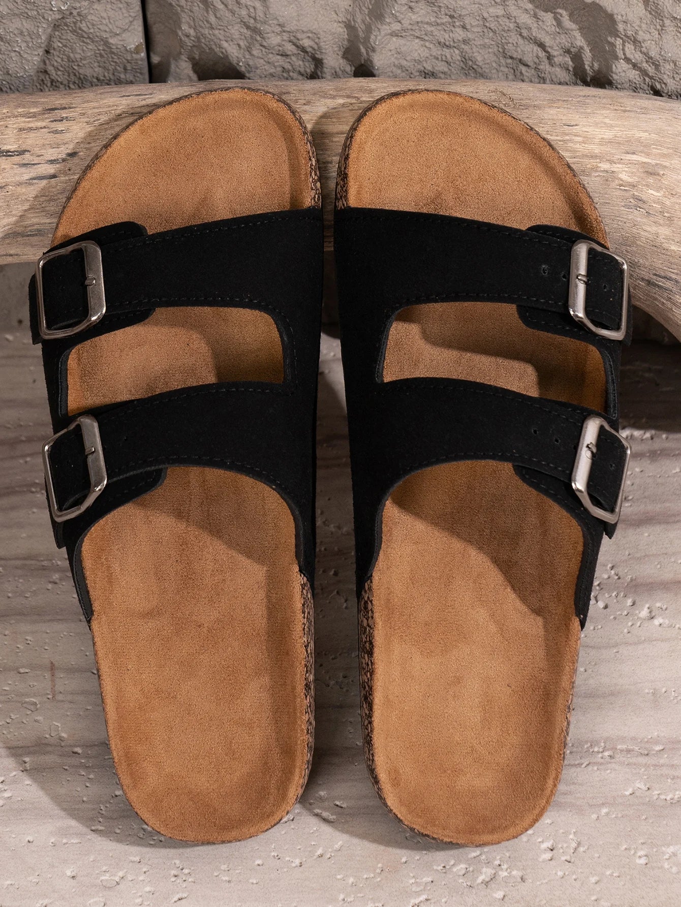 Jesolice Herren Doppelschnalle elegante Korksandalen — Image 2