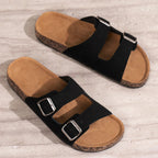 Jesolice Herren Doppelschnalle elegante Korksandalen — Image 7