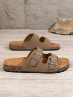 Jesolice Herren Doppelschnalle Korksandalen Bequem — Image 5