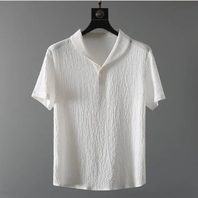 Jesolice Herren Freizeit Poloshirt mit kurzen Ärmeln und Jogginghose Set – Leichter atmungsaktiver Baumwollmix bequemer Freizeitanzug — Image 5