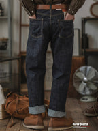 Jesolice Herren Jeans | 14 oz Selvedge Indigo, Relaxed Fit Klassisch — Image 3