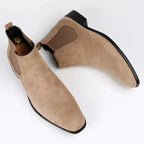 Jesolice Herren Klassische Wildleder Chelsea Boots – Elegante Slip-On Stiefeletten mit Elastischen Seitenpaneelen für Freizeit- und formelle Anlässe, stilvoll — Image 11