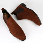 Jesolice Herren Klassische Wildleder Chelsea Boots – Elegante Slip-On Stiefeletten mit Elastischen Seitenpaneelen für Freizeit- und formelle Anlässe, stilvoll — Image 2