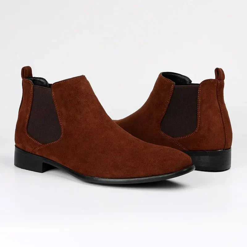 Jesolice Herren Klassische Wildleder Chelsea Boots – Elegante Slip-On Stiefeletten mit Elastischen Seitenpaneelen für Freizeit- und formelle Anlässe, stilvoll — Image 3