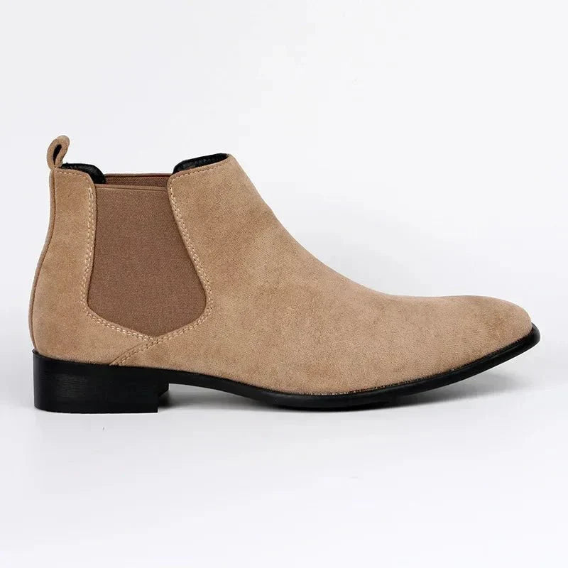 Jesolice Herren Klassische Wildleder Chelsea Boots – Elegante Slip-On Stiefeletten mit Elastischen Seitenpaneelen für Freizeit- und formelle Anlässe, stilvoll — Image 5