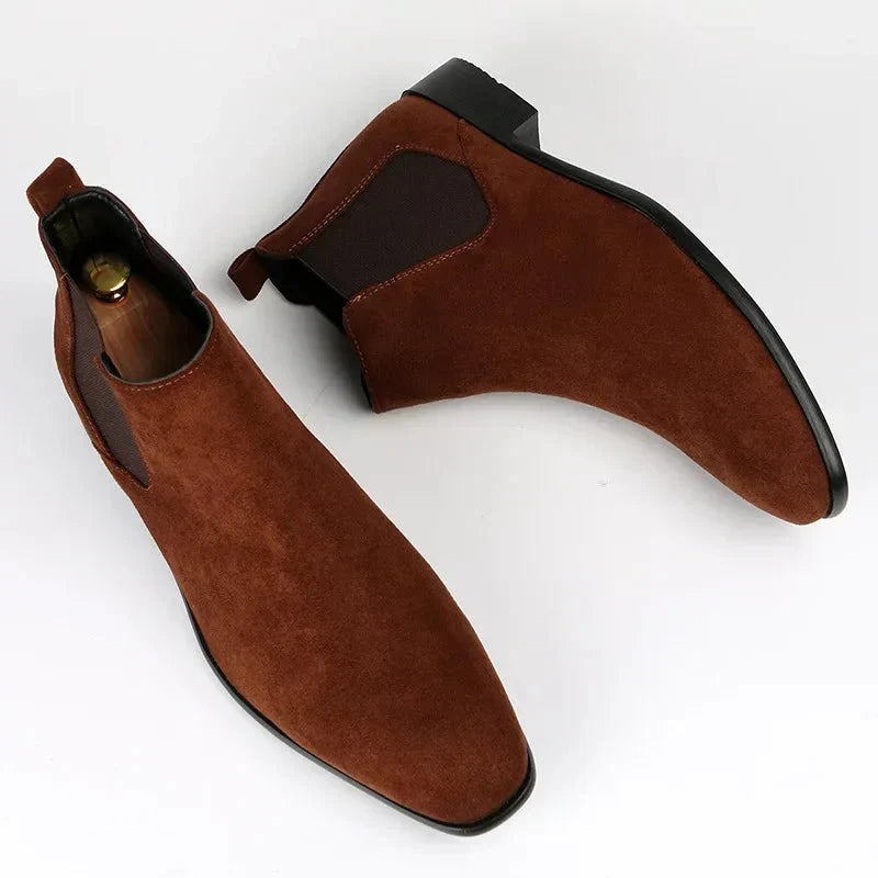 Jesolice Herren Klassische Wildleder Chelsea Boots – Elegante Slip-On Stiefeletten mit Elastischen Seitenpaneelen für Freizeit- und formelle Anlässe, stilvoll — Image 6