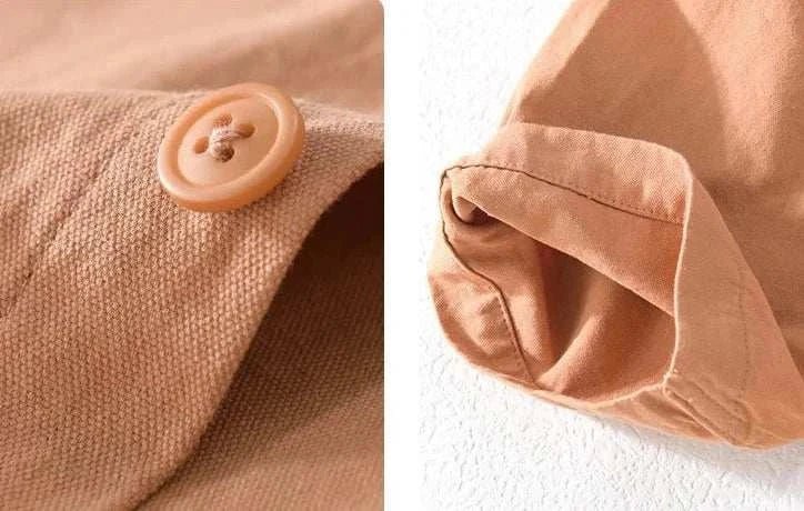 Jesolice Herren Kurzarm Hemd – Leichtes Baumwollmischung Sommeroberteil mit Brusttaschen Stilvoll — Image 12