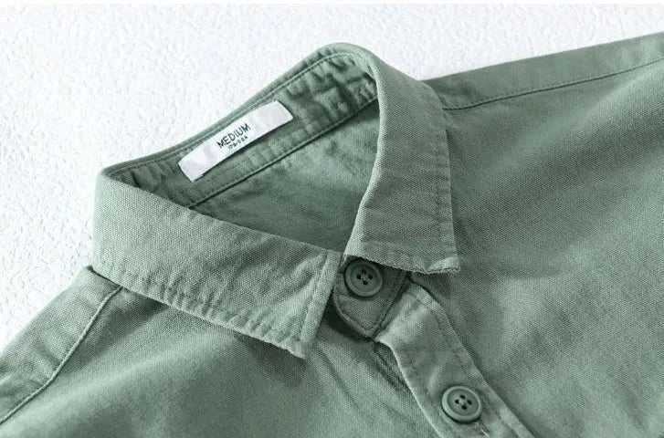 Jesolice Herren Kurzarm Hemd – Leichtes Baumwollmischung Sommeroberteil mit Brusttaschen Stilvoll — Image 13