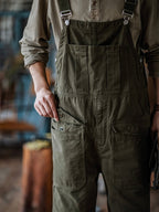 Jesolice Herren Latzhose | Schwerer Baumwollstoff, Bequeme Passform, Robuste — Image 7