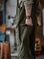 Jesolice Herren Latzhose | Schwerer Baumwollstoff, Bequeme Passform, Robuste — Image 9