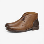 Jesolice Herren Leder Chukka Stiefel – Robuste Freizeit Ankle Boots für den Alltag mit rutschfester Sohle und eleganten — Main Image