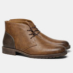 Jesolice Herren Leder Chukka Stiefel – Robuste Freizeit Ankle Boots für den Alltag mit rutschfester Sohle und eleganten — Image 6