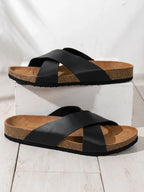 Jesolice Herren Leder Kreuzriemen Sandalen Elegant — Image 3