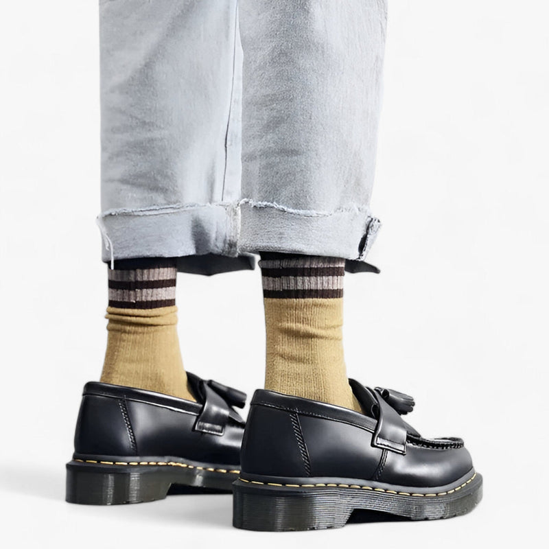 Jesolice Herren Quasten Slipper – Klassische Leder Slip-On Schuhe mit Gepolstertem Sohlen für Komfort und Stil Elegant — Image 3
