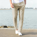 Jesolice Herren Relaxed Fit Leinenmix Jogginghose – Leichte Atmungsaktive Freizeitpants mit Elastischem Bund Bequem — Image 2