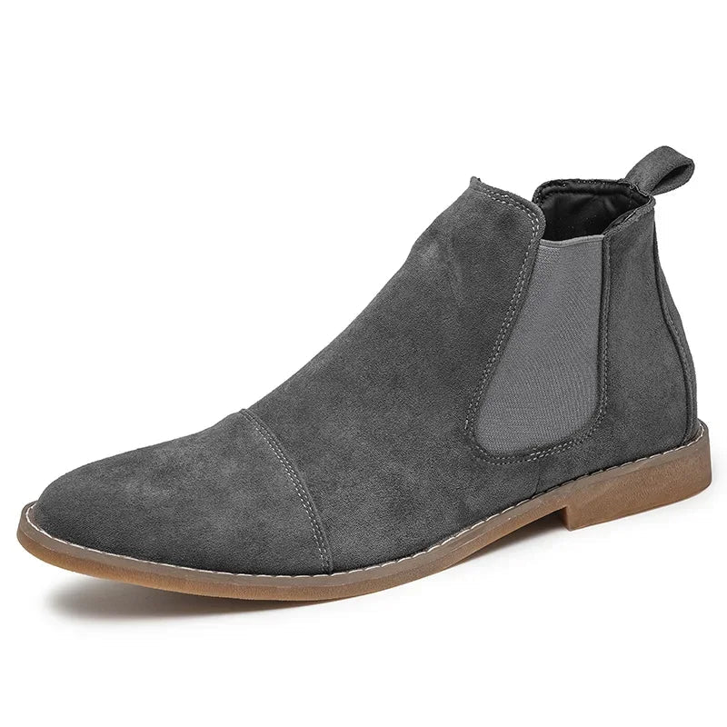 Jesolice Herren Wildleder Chelsea Stiefel – Klassische Slip-On Knöchelstiefel mit Elastischen Seitenpaneelen für Freizeit- und formelle Anlässe - Elegante — Image 10