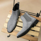 Jesolice Herren Wildleder Chelsea Stiefel – Klassische Slip-On Knöchelstiefel für Freizeit- und formelle Anlässe mit elastischen Seitenpaneelen, stilvoll — Image 3