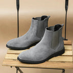 Jesolice Herren Wildleder Chelsea Stiefel – Klassische Slip-On Knöchelstiefel für Freizeit- und formelle Anlässe mit elastischen Seitenpaneelen, stilvoll — Image 6