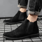 Jesolice Herren Wildleder Chelsea Stiefel – Klassische Slip-On Knöchelstiefel mit Elastischen Seitenpaneelen für Freizeit- und formelle Anlässe - Elegante — Image 6