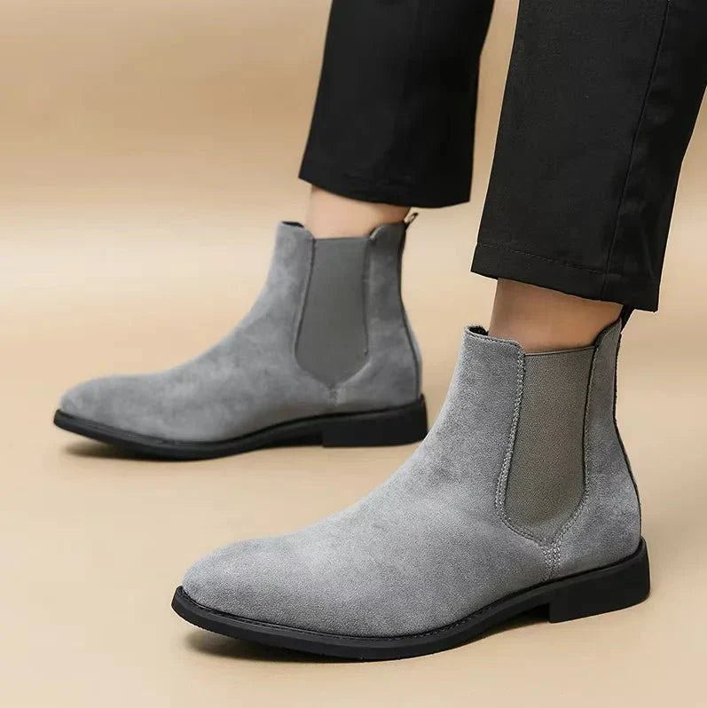 Jesolice Herren Wildleder Chelsea Stiefel – Klassische Slip-On Knöchelstiefel für Freizeit- und formelle Anlässe mit elastischen Seitenpaneelen, stilvoll — Image 8