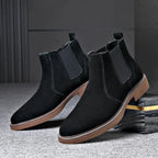 Jesolice Herren Wildleder Chelsea Stiefel – Premium Leder Slip-On Knöchel Stiefel für Freizeit und formelle Anlässe Elegante — Image 7