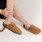 Jesolice Herren Wildleder Clogs mit Korksohle Bequem — Image 4