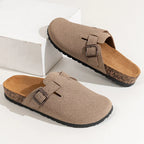 Jesolice Herren Wildleder Clogs mit Korksohle Bequem — Image 5