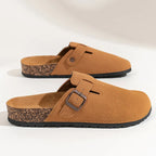 Jesolice Herren Wildleder Clogs mit Korksohle Bequem — Image 7