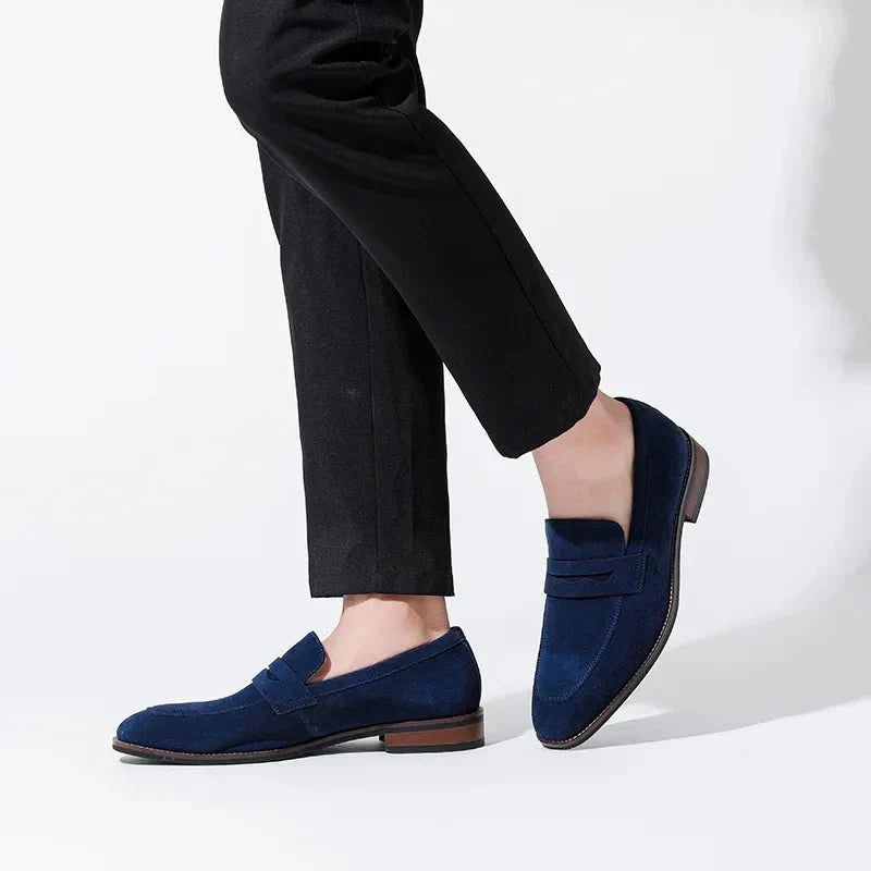 Jesolice Herren Wildleder Penny Loafers – Klassische Slipper für Business Casual und formelle Anlässe, stilvoll — Image 4