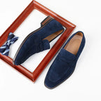 Jesolice Herren Wildleder Penny Loafers – Klassische Slipper für Business Casual und formelle Anlässe, stilvoll — Image 6