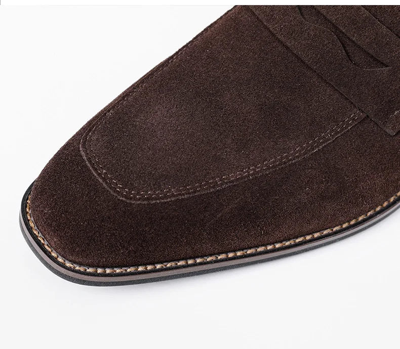 Jesolice Herren Wildleder Penny Loafers – Klassische Slipper für Business Casual und formelle Anlässe, stilvoll — Image 7