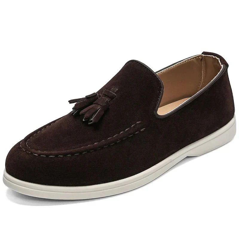 Jesolice Herren Wildleder Quasten Slipper – Klassische Slip-On Dress Schuhe mit Bequemer Sohle für Freizeit und Formalitäten, Elegante — Image 12