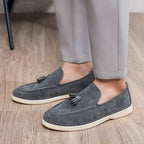 Jesolice Herren Wildleder Quasten Slipper – Klassische Slip-On Dress Schuhe mit Bequemer Sohle für Freizeit und Formalitäten, Elegante — Image 3