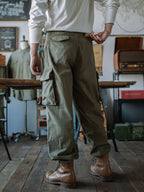 Jesolice M-47 Hose | 100% Baumwolle Fischgrät, Verstellbare Passform, Bequem — Image 9