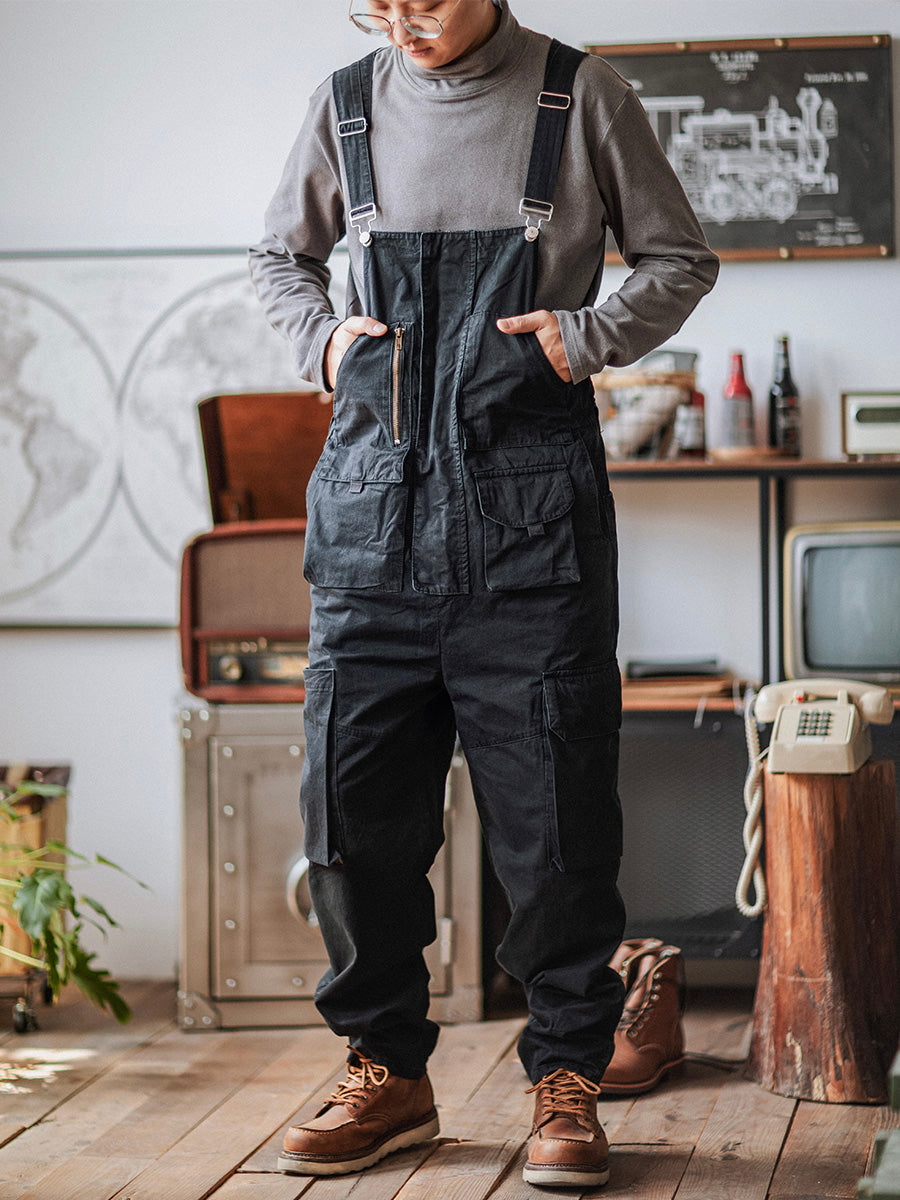 Jesolice Unisex Schwarze Latzhose | 100% Baumwolle, Bequeme Passform, Stylisch — Image 10
