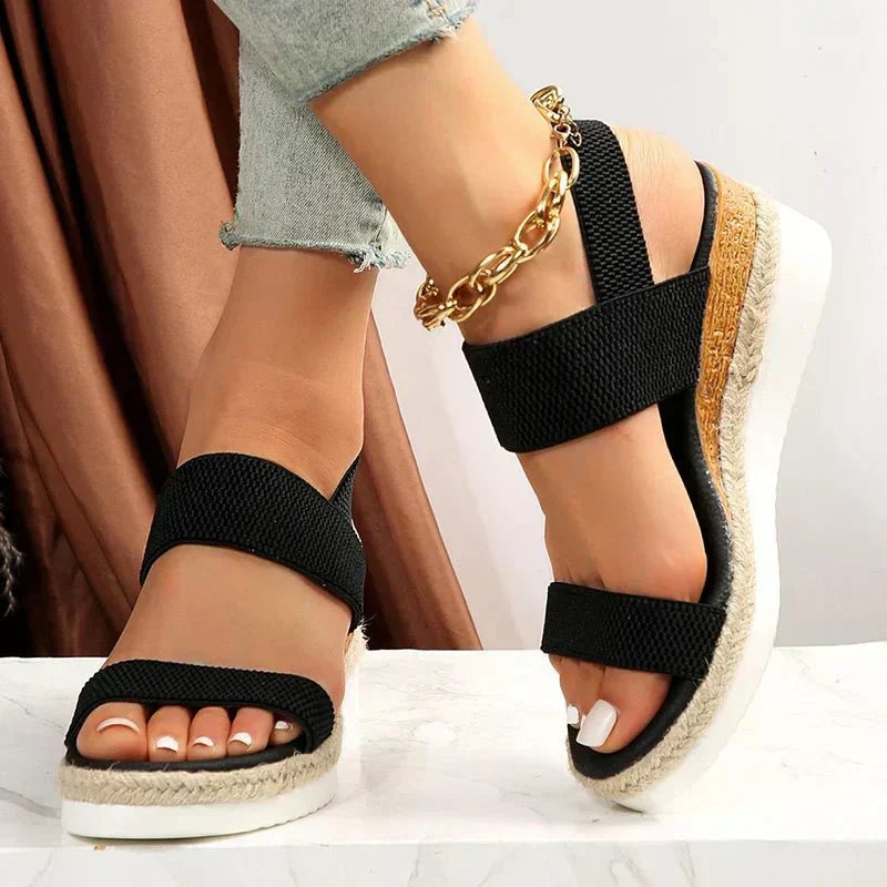 Komfort Sandale Damen in Beige — Image 3