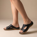 Komfort Sandalen für Damen in Schwarz, Blau, Rosa, Orange — Main Image