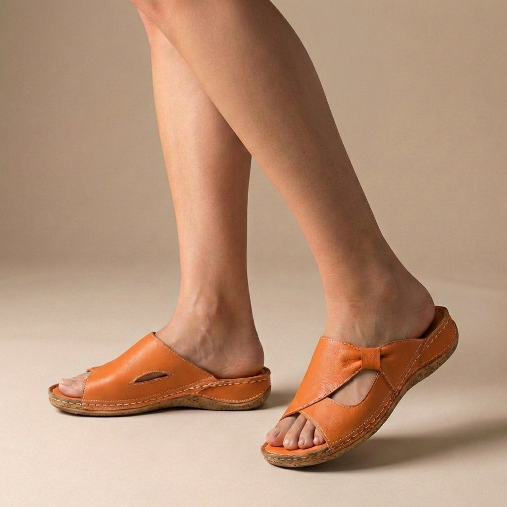 Komfort Sandalen für Damen in Schwarz, Blau, Rosa, Orange — Image 4