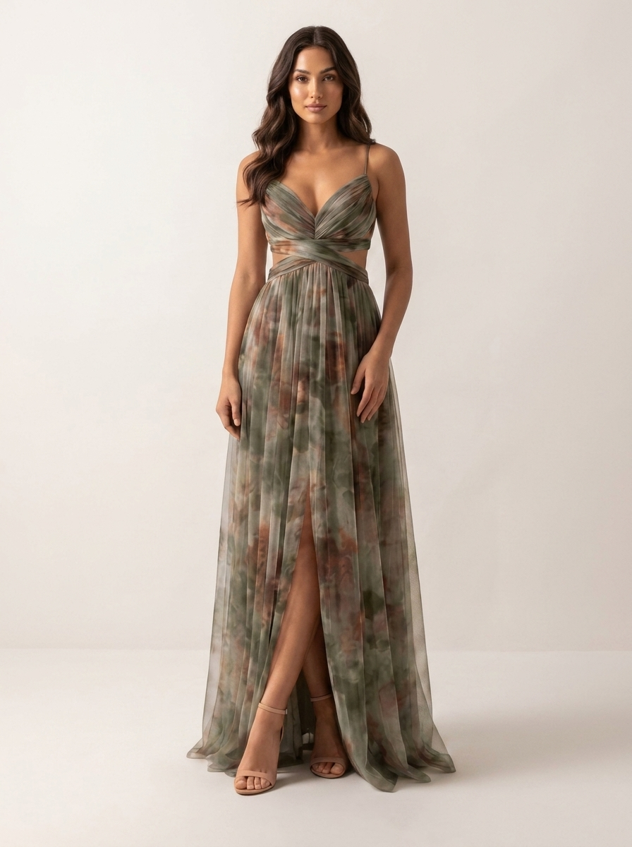 Lunara Abendkleid in Mehrfarbig — Image 3