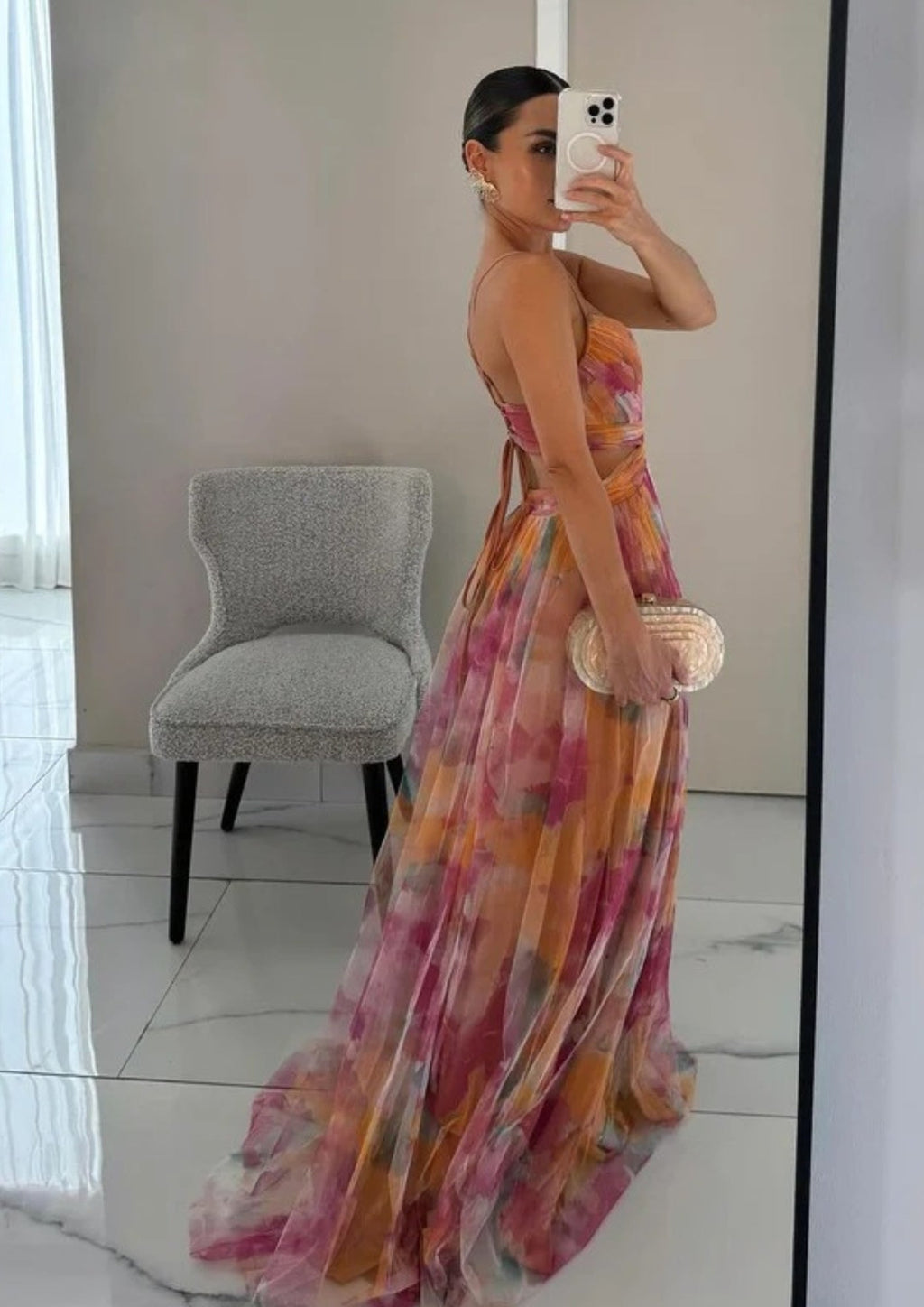Lunara Abendkleid in Mehrfarbig — Image 3