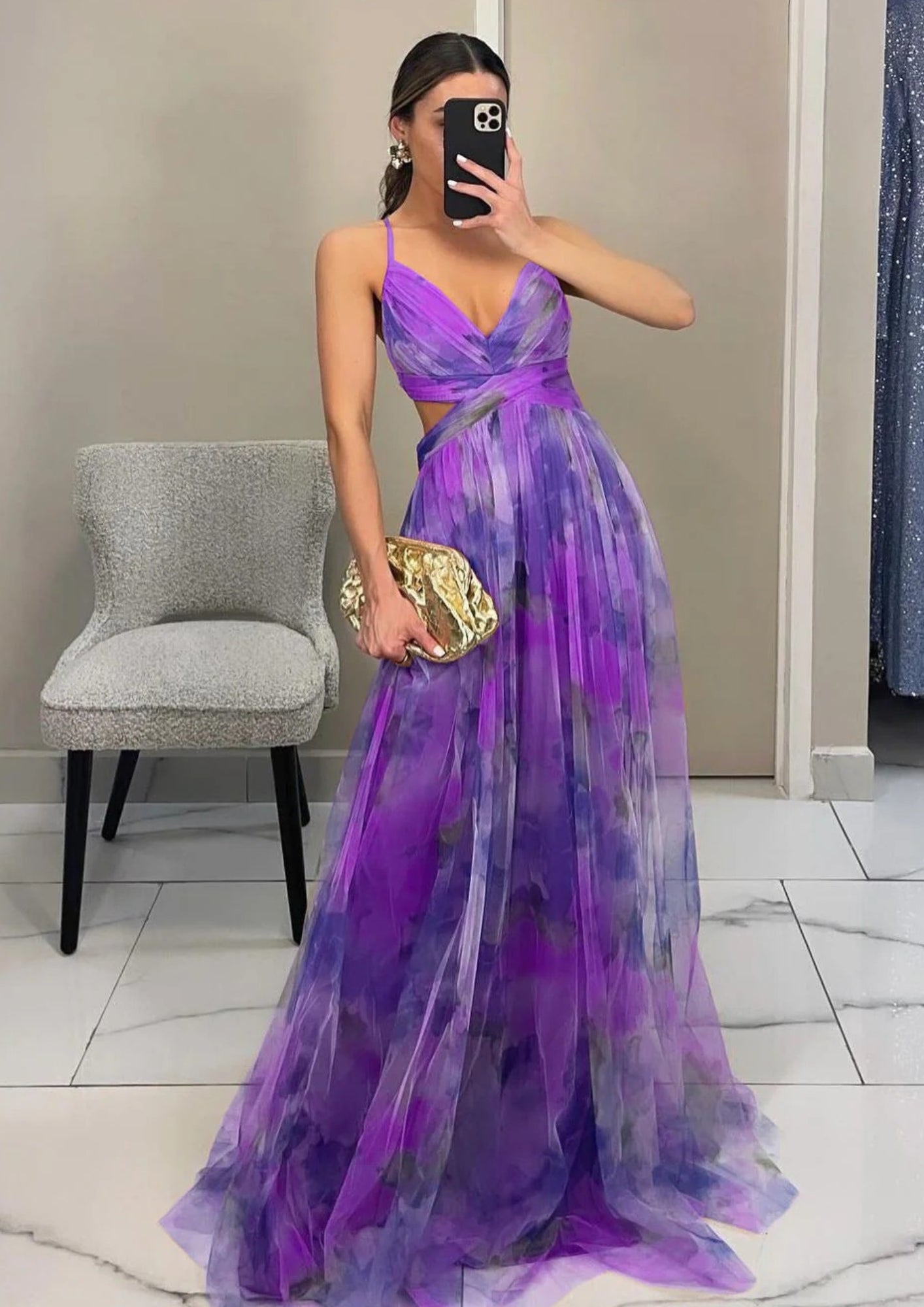 Lunara Abendkleid in Mehrfarbig — Image 6